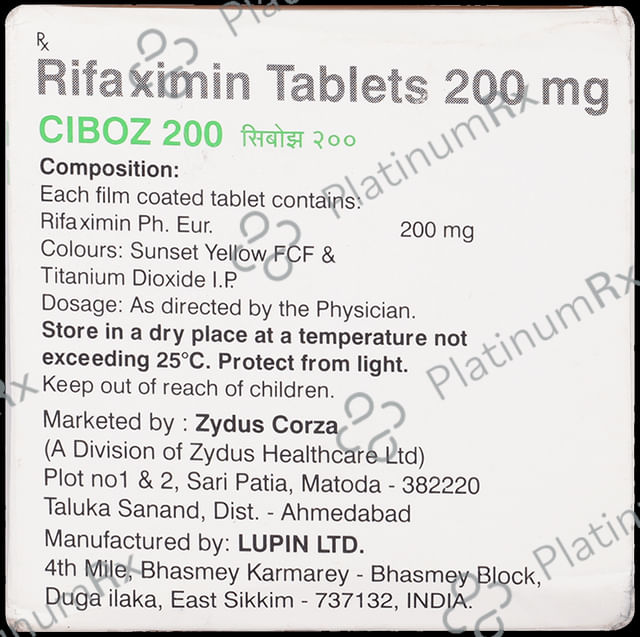 Ciboz 200mg Tablet 10s