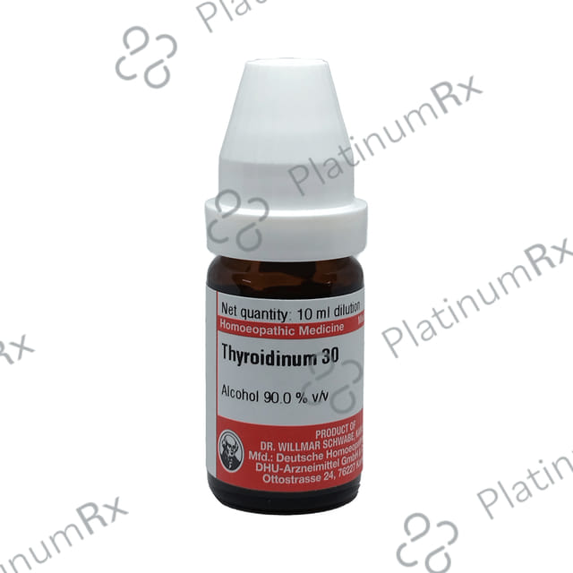 Dr Willmar Schwabe Germany Thyroidinum Dilution 30
