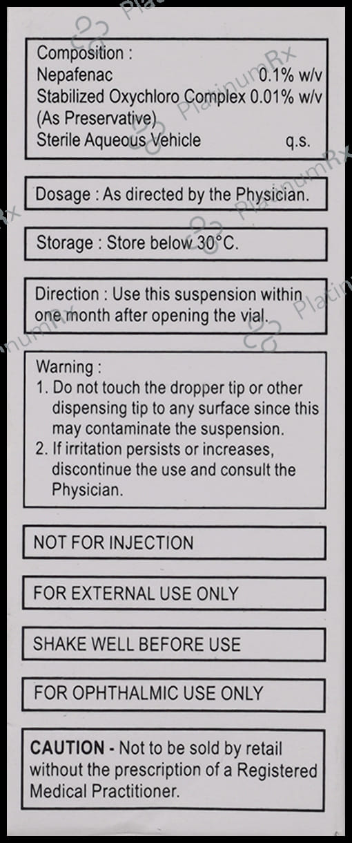 Nepaflam 0.1% Eye Drop 5ml