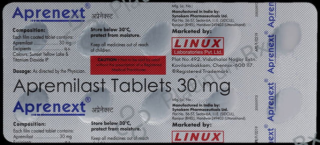 Aprenext 30mg Tablet 10s