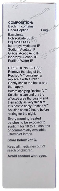 Reshed V 1mg Deca Peptide Solution 10 ml