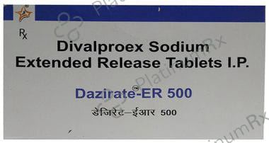 Dazirate 500mg Tablet ER 10s