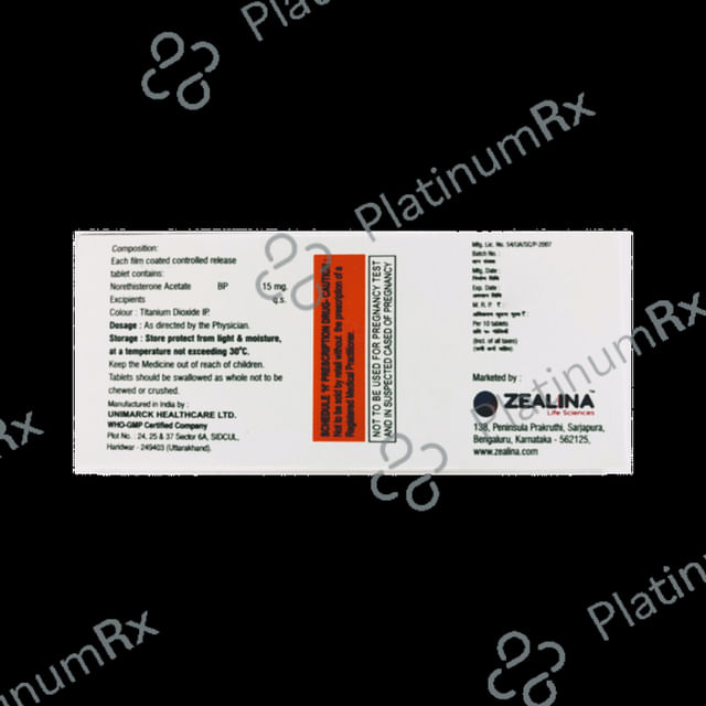 Nea 15mg Tablet CR