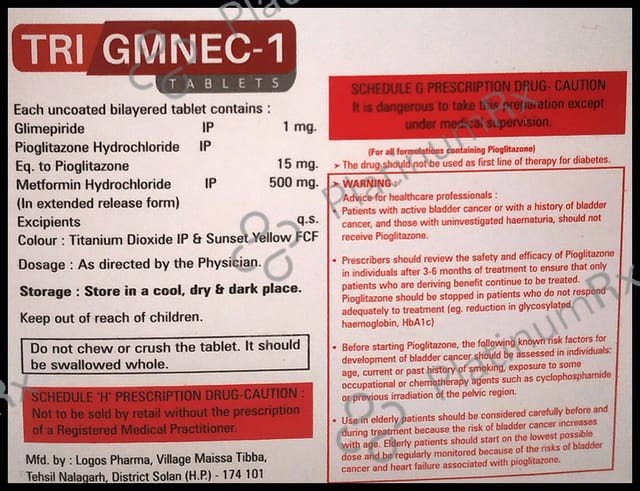 Tri Gmnec 1 Tablet ER