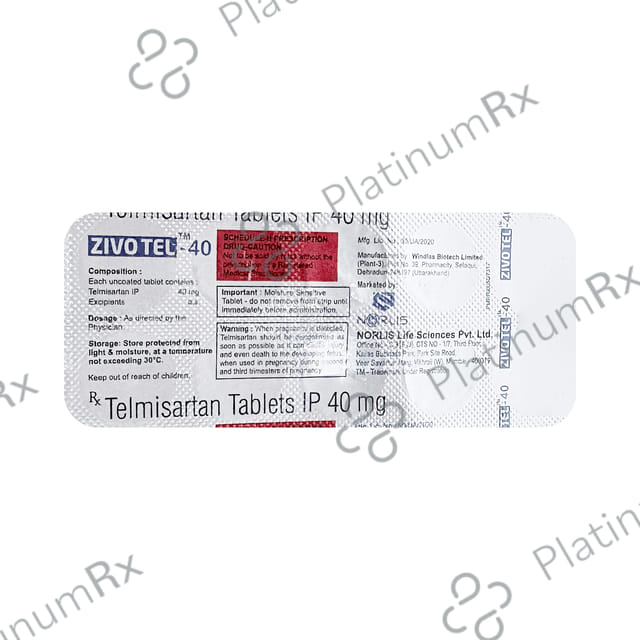 Zivotel 40mg Tablet 10s