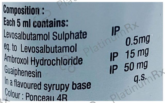 Kofcatch LS Junior 15/50/0.5mg Expectorant 100ml