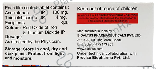 Acentio MR 100/4mg Tablet 10s