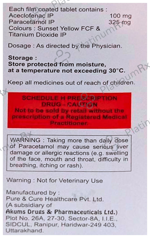 Ebnac 100/325mg P Tablet 10s