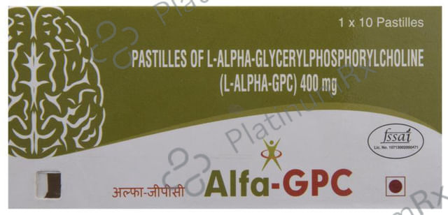 Alfa GPC 400mg Pastilles 10s