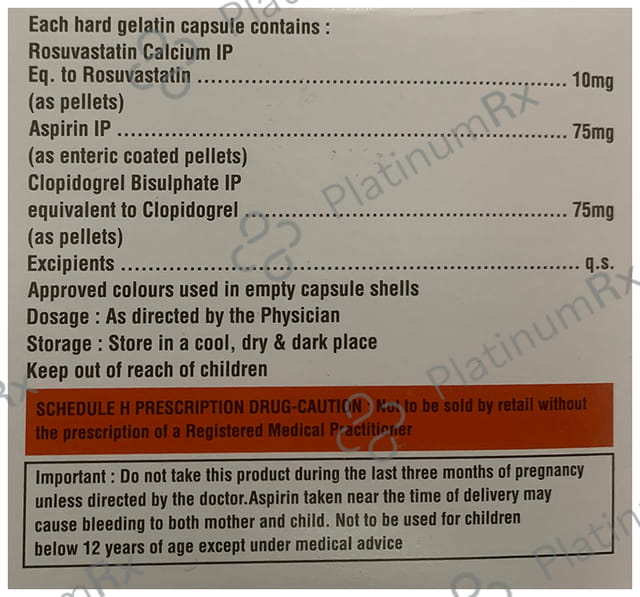 Romiza Gold 10/75/75mg Capsule 10
