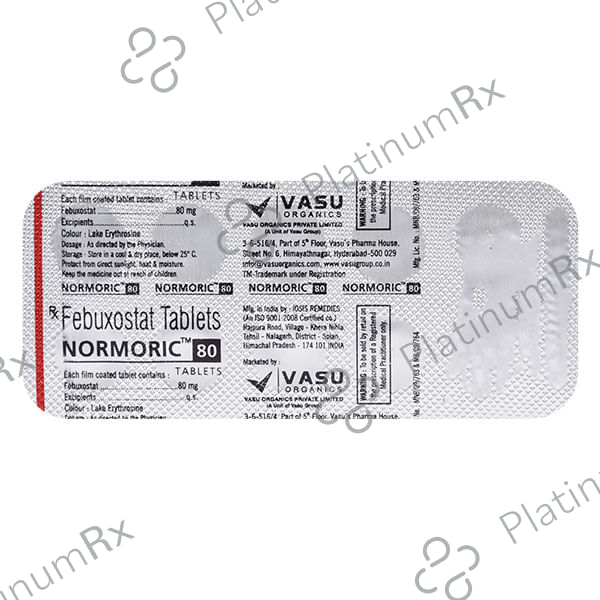 Normoric 80mg Tablet 10s