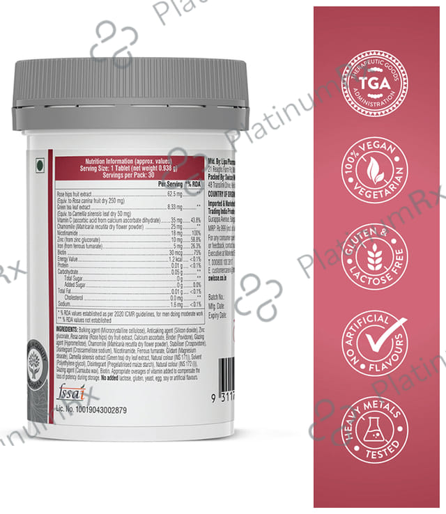 Swisse Beauty Biotin+ Tablet 30s