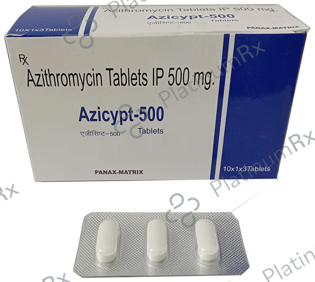 Azicypt 500mg Tablet 3s