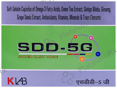 SDD 5G Omega 3 Fish Oil Softgel Capsule