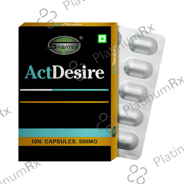 Sabates Actdesire for Male Performance Capsule 10 capsules