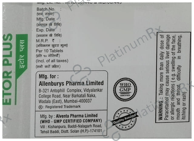 Etor Plus Tablet