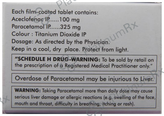 Dolowin Plus 100/325mg Tablet 10s