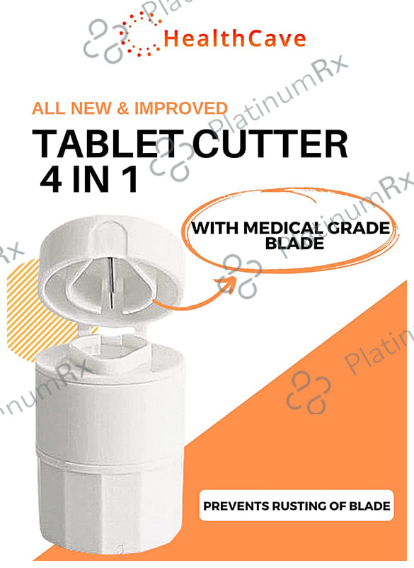 Healthcave Tablet Cutter 4 in 1 (Double Storage)