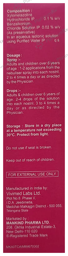 Nosikind 0.1% Nasal Spray 10ml