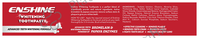 Enshine Whitening Toothpaste