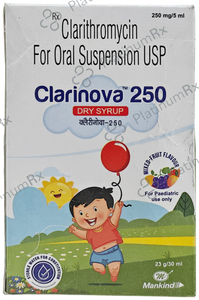 Clarinova 250mg Dry Syrup 30ml