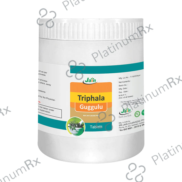 Jain Triphala Guggulu Tablet 1000 tablets