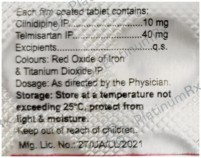 Bylenta LN 10/40mg Tablet 15s