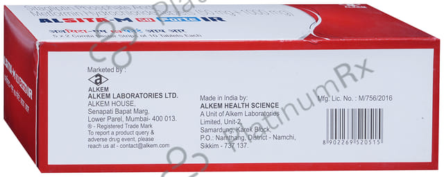 Alsita M 1000/50mg Forte IR Tablet 10s
