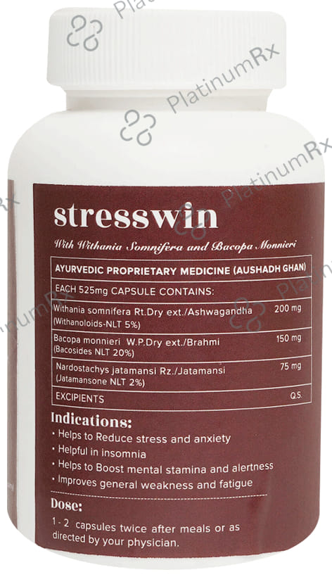 Baidyanath (Jhansi) Ayurvedant Stresswin Capsule