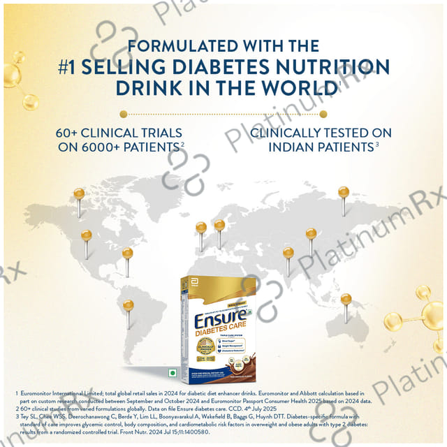 Ensure Diabetes Care Chocolate Flavour Powder 200gm