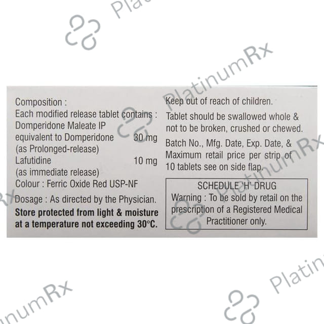 Lafaxid D 40mg Tablet 10s