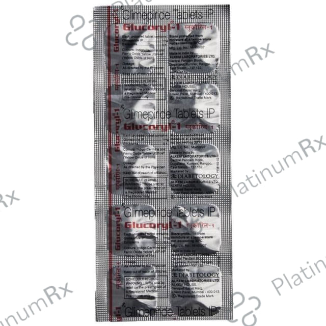 Glucoryl 1mg Tablet 10s
