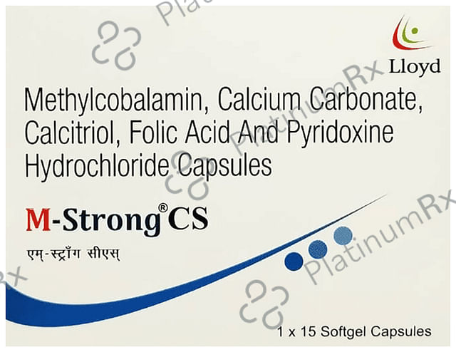 M Strong CS Soft Gelatin Capsule 15s
