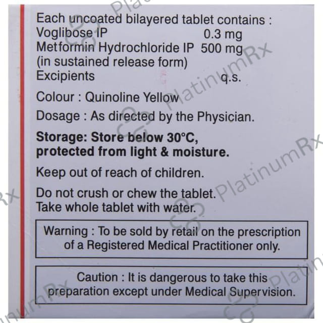 Vobit M 500/0.3mg Tablet SR 15s