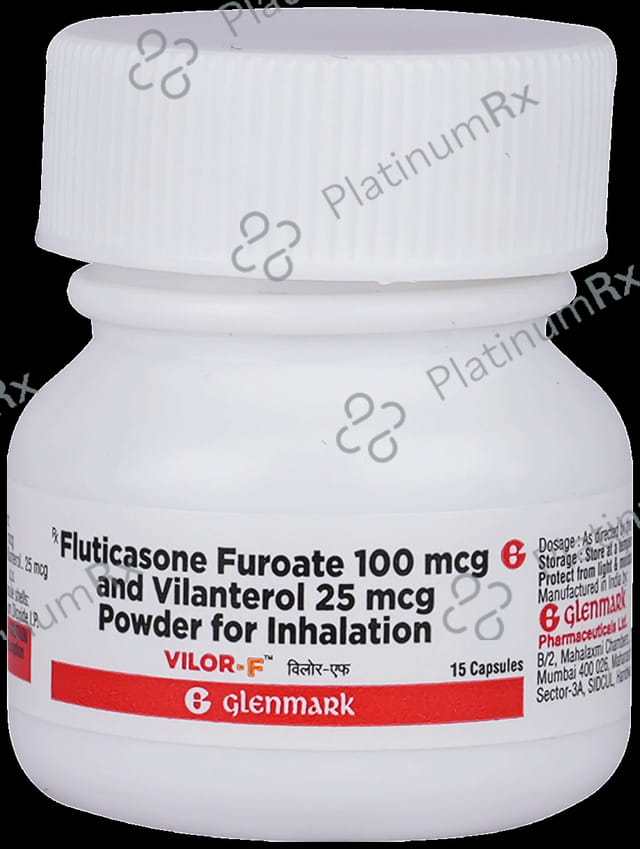 Vilor F 100/25mcg Capsule 15s