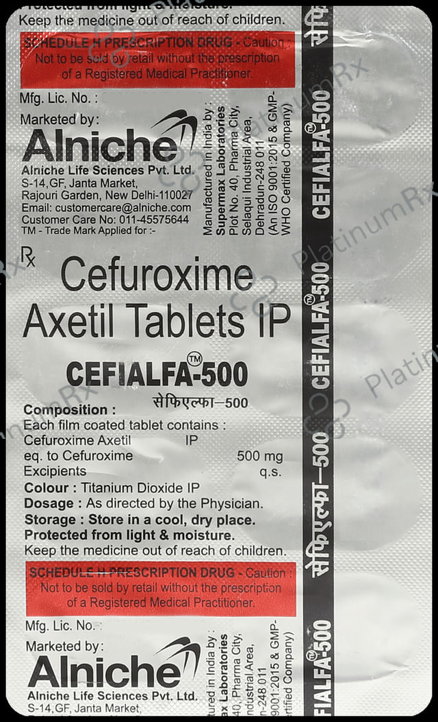 Cefialfa 500 Tablet