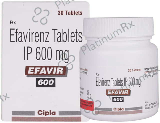 Efavir 600mg Tablet 30s