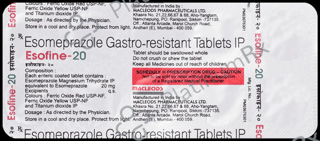 Esofine 20mg Tablet