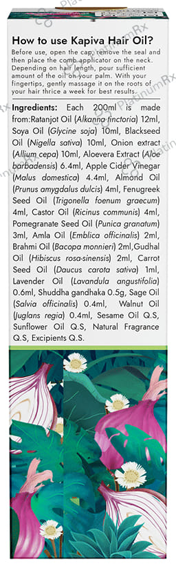 Kapiva Hair Rituals Scalp Care Onion Brahmi Hair Oil