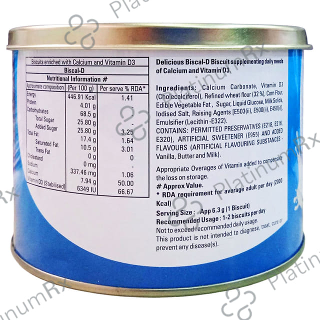 Biscal D Biscuit Vanilla Flavour Powder 189gm