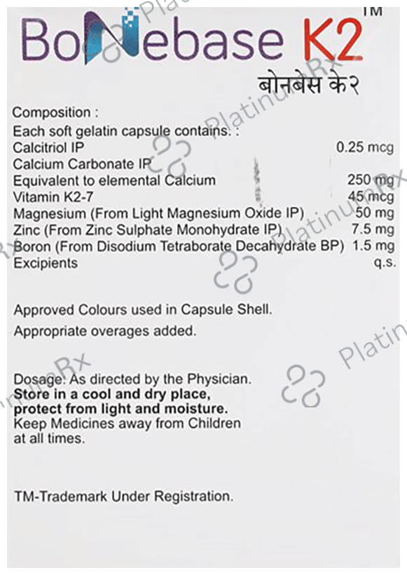 Bonebase K2 Capsule 10s