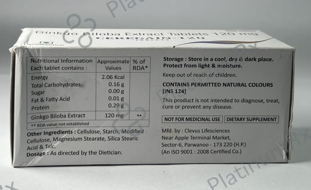 Ceregain 120mg Tablet 10s
