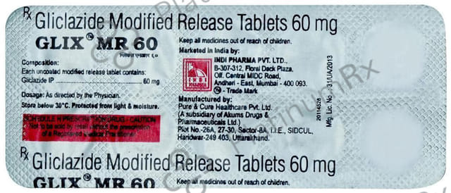 Glix MR 60 Tablet