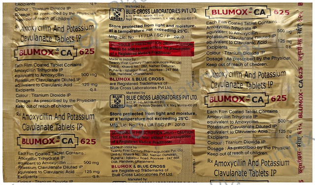 Blumox CA 500/125mg Tablet 10s
