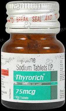 Thyrorich 75mcg Tablet 100s