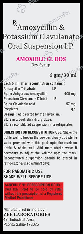 Amoxible CL DDS Dry Syrup