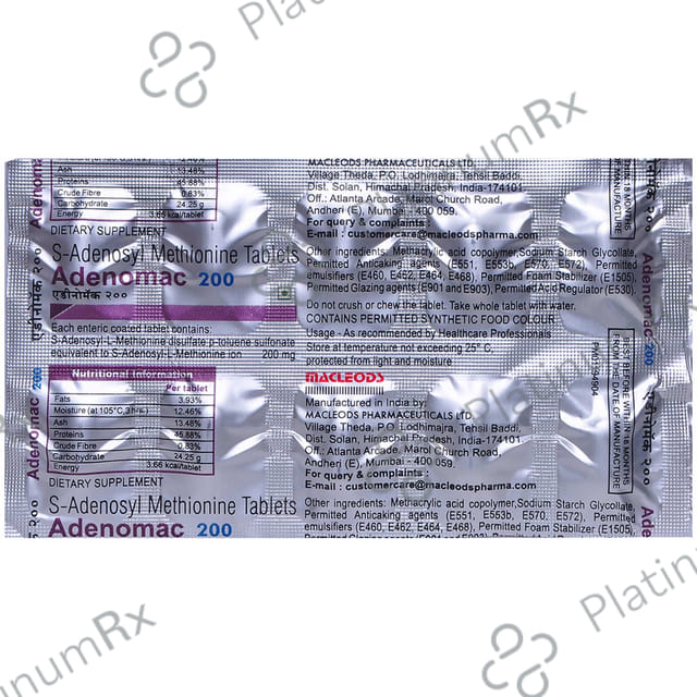 Adenomac 200mg Tablet 10s