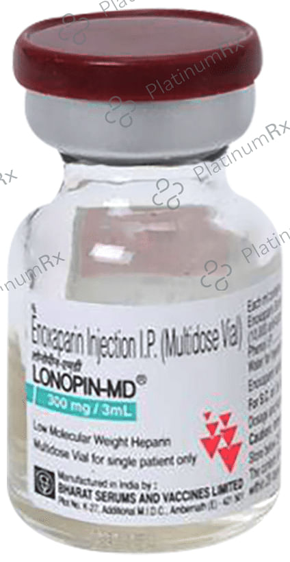 Lonopin MD 300mg Injection 3ml