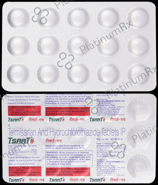 Tsart H 40/12.5mg Tablet 15s