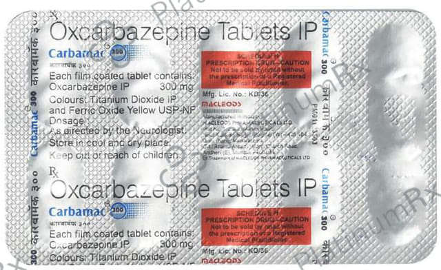 Carbamac 300mg Tablet 10s